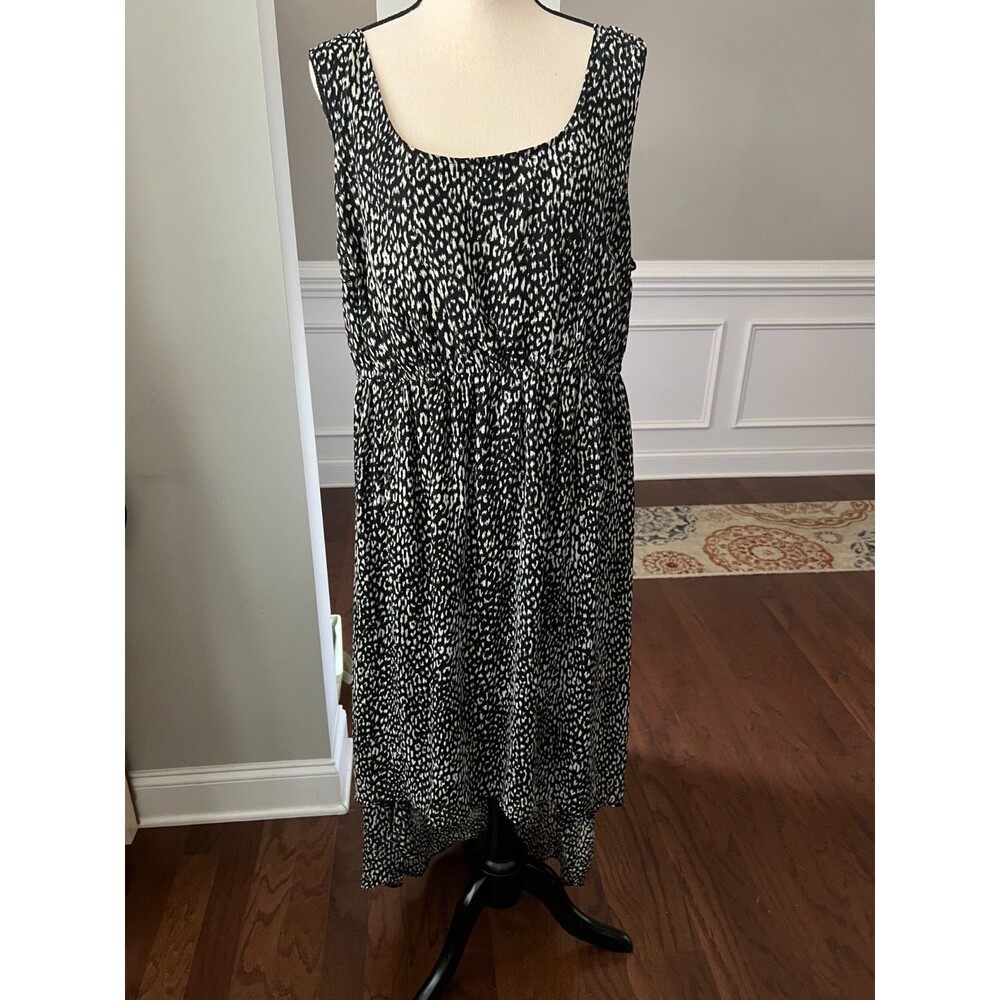Torrid Cage Back High/Low Cheetah Dress Sz 2